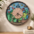 Mario Inspired Hand-Painted Wall Clock
