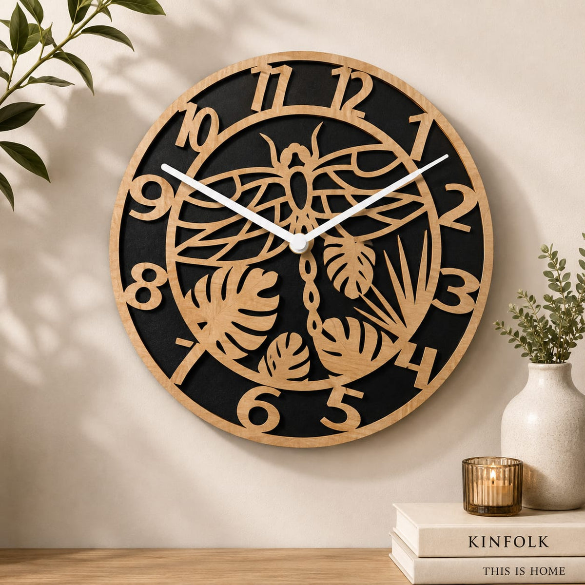 Dragonfly Wall Clock