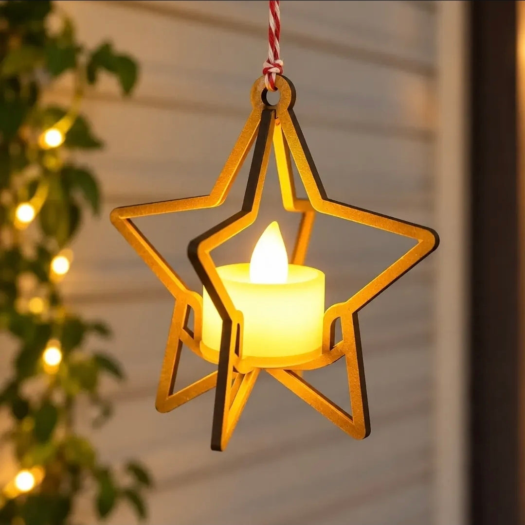 Star Tealight Candle Holder