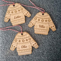 Personalised Christmas Sweater Name Ornament